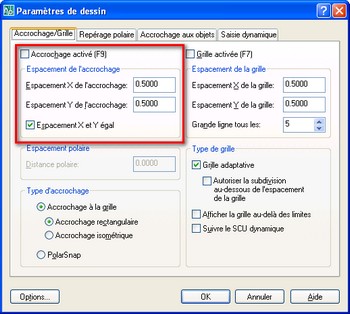 Le
                          pas du curseur